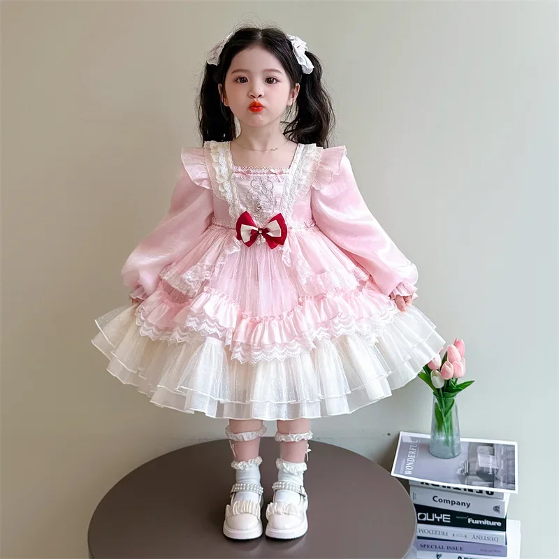 Girls' Dress Spring and Autumn 2025 New Children's Foreign Autumn Dress Baby Girl Stylish and Sweet Lolita Princess Dress
Girls' Dress Spring and Autumn 2025 New Children's Foreign Autumn Dress Baby Girl Stylish and Sweet Lolita Princess Dress