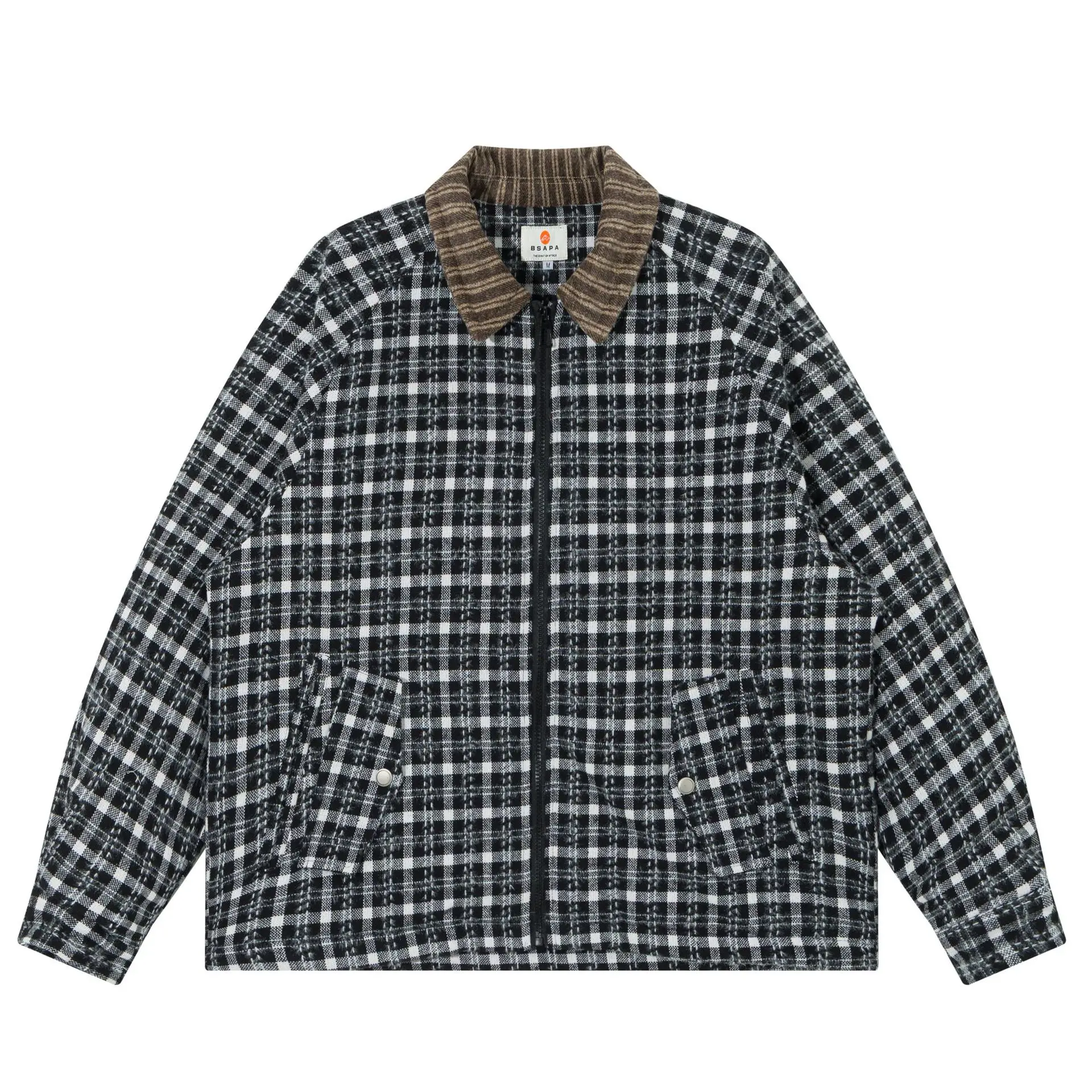Winter Thiened Warm Plaid Workwear Cotton Jaet Loose Fit ex Faionable Brandl Polyester Blend Long Coat
Winter Thiened Warm Plaid Workwear Cotton Jaet Loose Fit ex Faionable Brandl Polyester Blend Long Coat