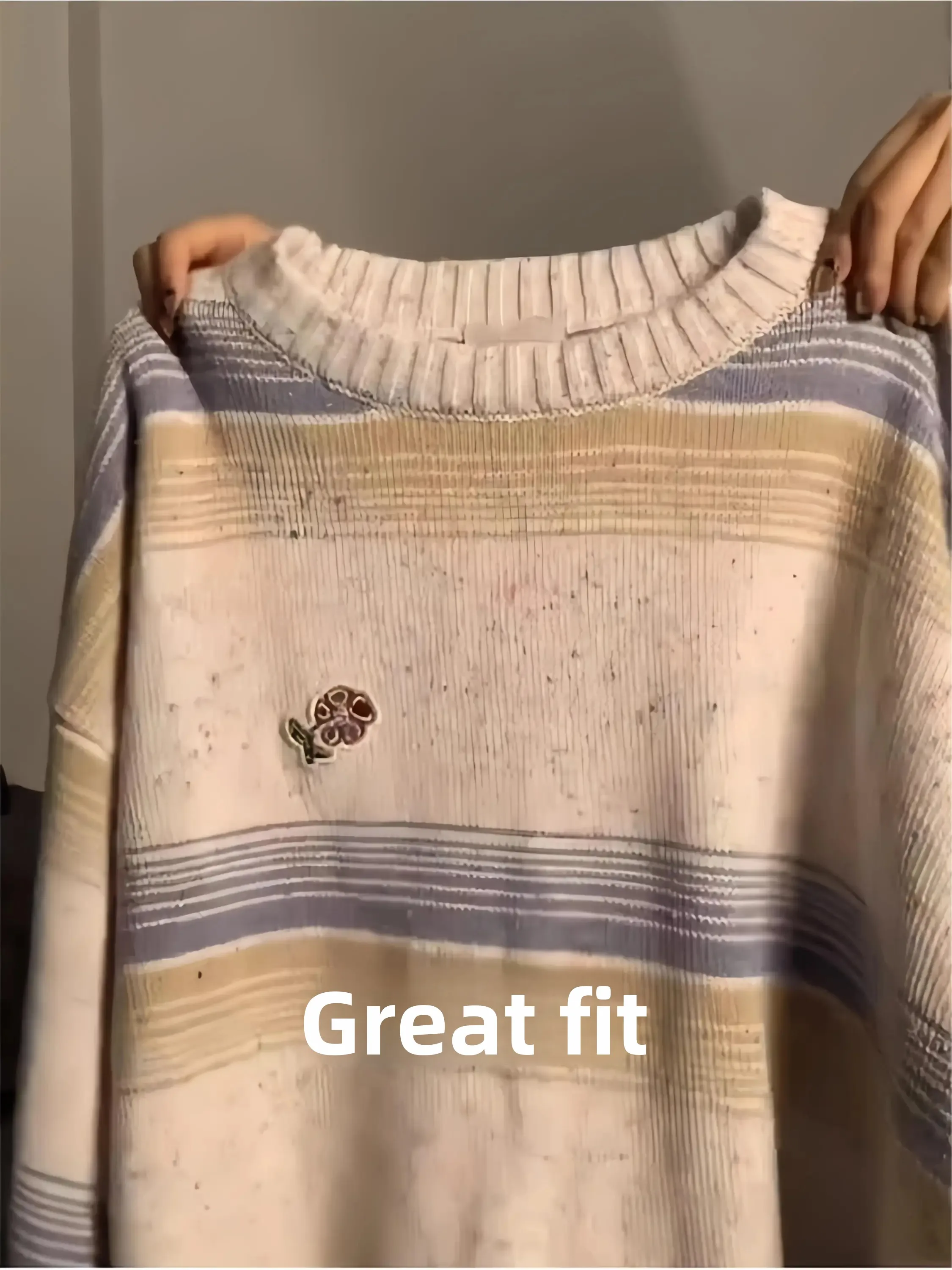 Women's Loose Fit Long Sleeve Overhead Striped Knitwear Autumn 2025 Casual Comfortable Polyester Fiber Color Block Sweater
Women's Loose Fit Long Sleeve Overhead Striped Knitwear Autumn 2025 Casual Comfortable Polyester Fiber Color Block Sweater