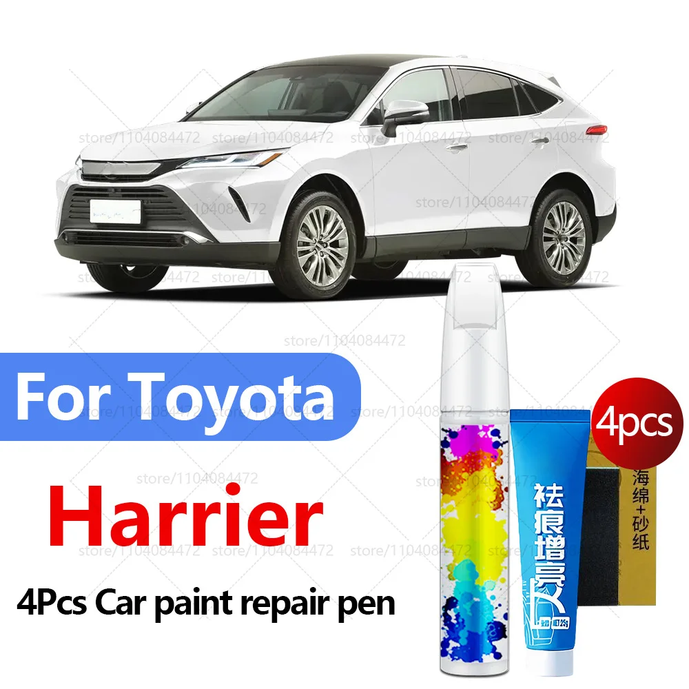 4 шт., ручка для ремонта автомобильной краски для Toyota Harrier 1997-2025, аксессуары для ремонта царапин, черный, белый, серый, серебристый, синий, блондинка
4 шт., ручка для ремонта автомобильной краски для Toyota Harrier 1997-2025, аксессуары для ремонта царапин, черный, белый, серый, серебристый, синий, блондинка