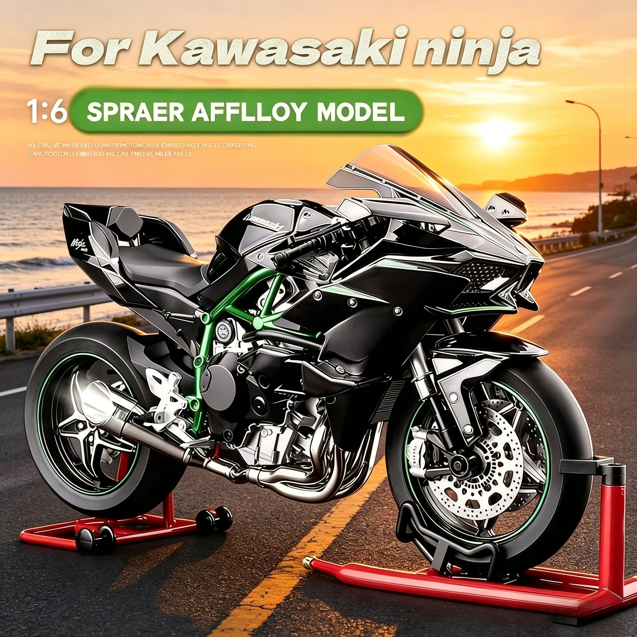 Alloy Die-Cast Moto Model - Realistic Collectible Display Gift for Boys Adults Birthday Xmas Gift for Kawasaki Ninja H2R 1:6
Alloy Die-Cast Moto Model - Realistic Collectible Display Gift for Boys Adults Birthday Xmas Gift for Kawasaki Ninja H2R 1:6