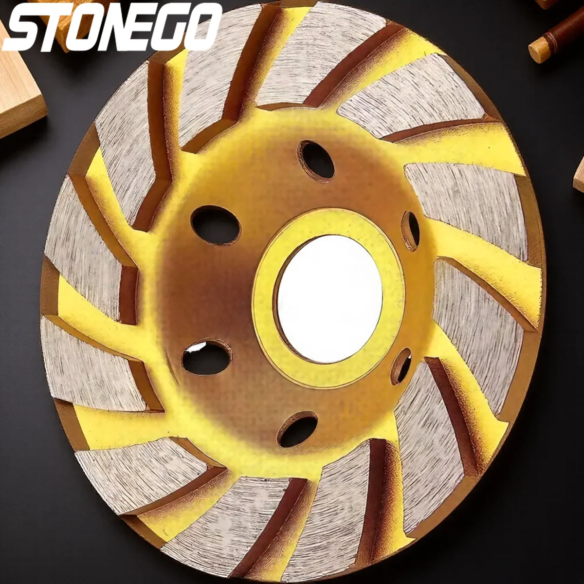 4 Inch Turbo Diamond Grinding Cup Wheel 12 Segments Heavy Duty Concrete Stone Cutting Angle Grinder Wheel Tools
4 Inch Turbo Diamond Grinding Cup Wheel 12 Segments Heavy Duty Concrete Stone Cutting Angle Grinder Wheel Tools