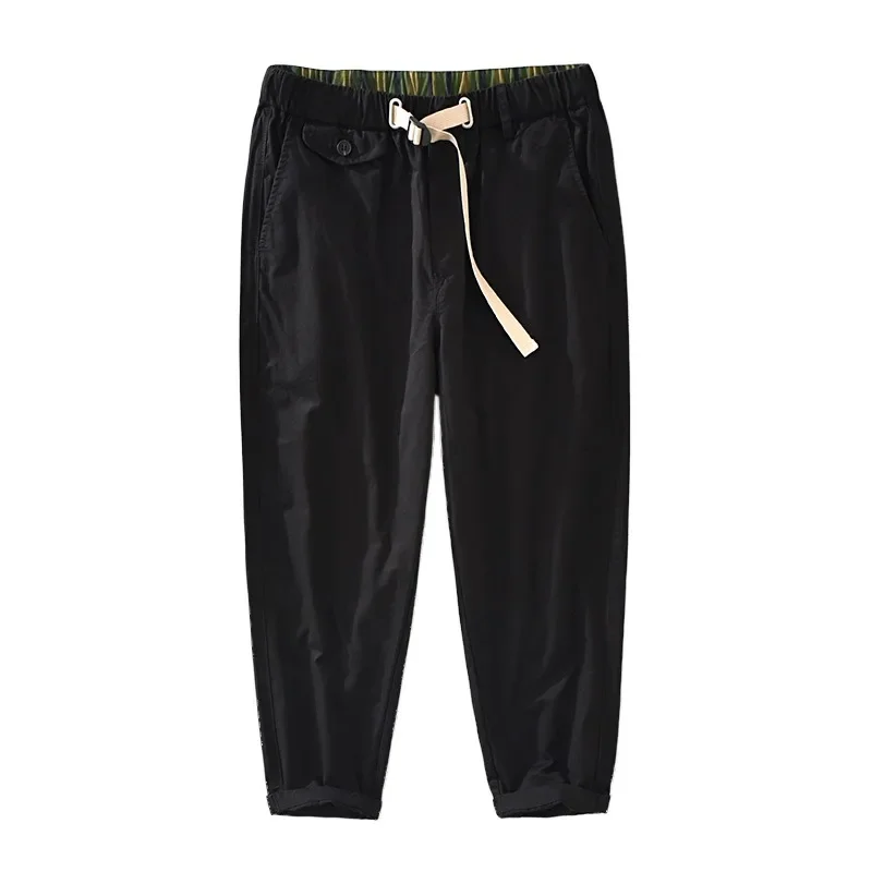 2023 Spring and Autumn Workwear Casual Pants Men's Straight Tube Pants Japanese Solid Color Loose Elastic Waist Cropped Pants
2023 Spring and Autumn Workwear Casual Pants Men's Straight Tube Pants Japanese Solid Color Loose Elastic Waist Cropped Pants