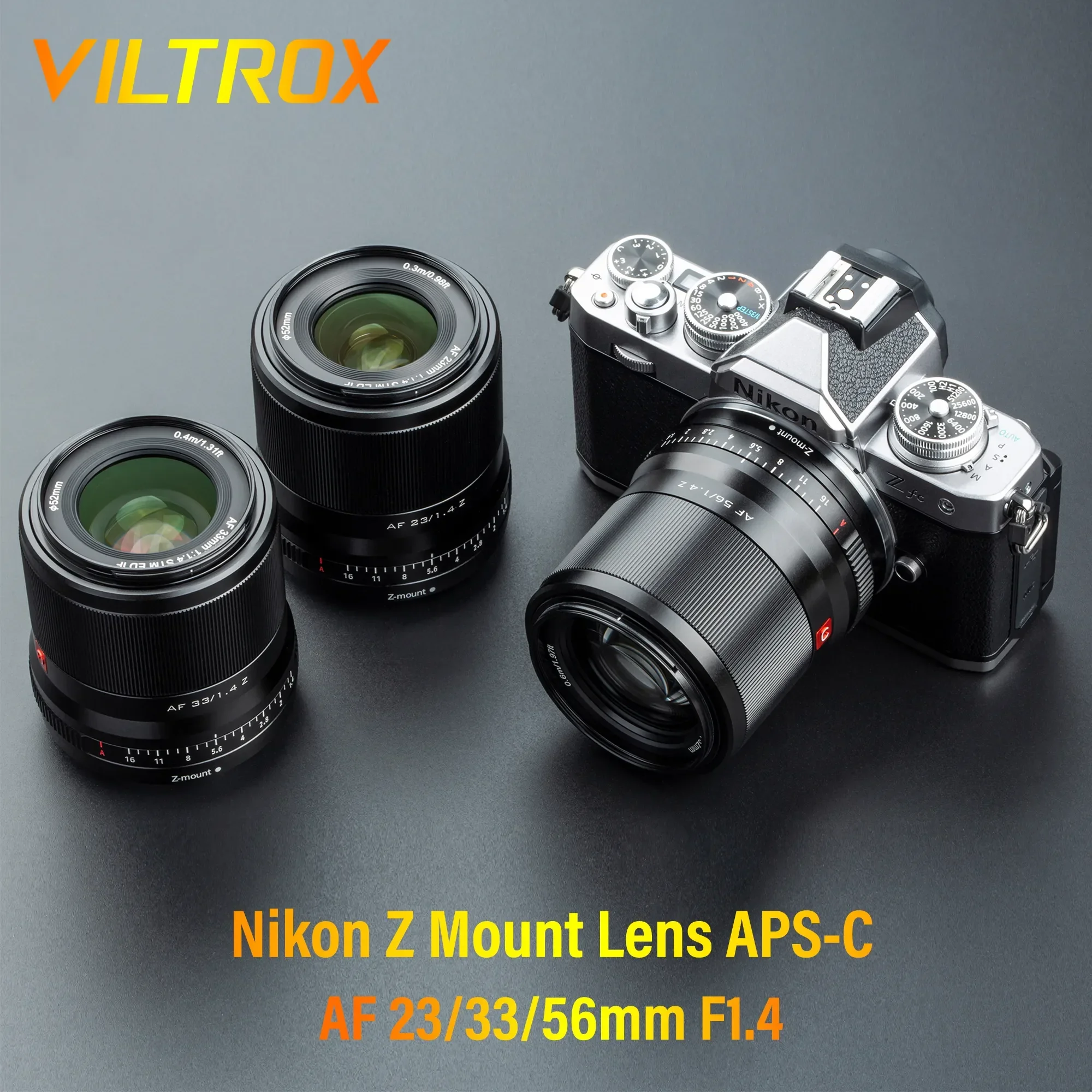 VILTROX 13mm 23mm 33mm 56mm F1.4 Auto Focus Large Aperture Portrait Wide Angle APS-C For Nikon Z Mount Camera Lens Zfc Z6 Z7 Z5
VILTROX 13mm 23mm 33mm 56mm F1.4 Auto Focus Large Aperture Portrait Wide Angle APS-C For Nikon Z Mount Camera Lens Zfc Z6 Z7 Z5