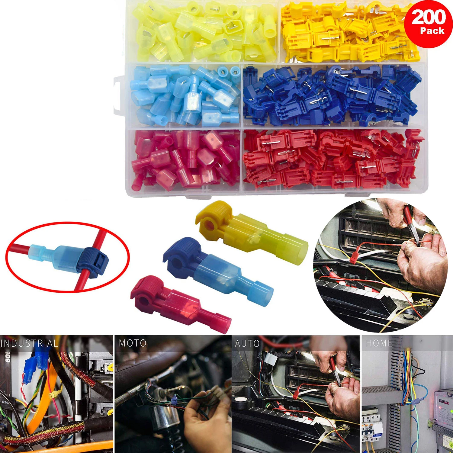 Insulated Terminal Set Wire Connector Heat Shrink Cord End Connectors Polyolefin Tubing Waterproof Seal Strain Relief Marine
Insulated Terminal Set Wire Connector Heat Shrink Cord End Connectors Polyolefin Tubing Waterproof Seal Strain Relief Marine