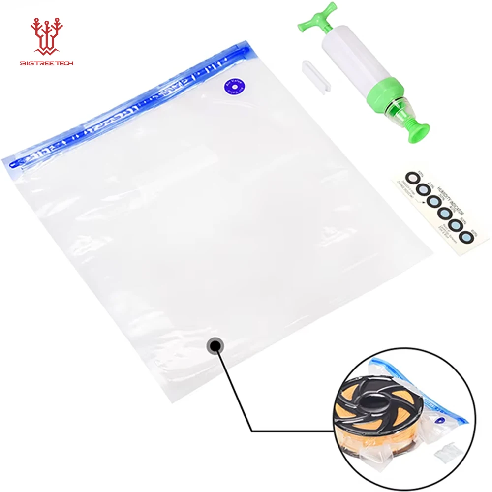 Filament Dryer Filament Storage Sealing Vacuum Bags 30x34cm Keep Filament Dry Safekeeping Humidity Resistant 3D Printer Parts
Filament Dryer Filament Storage Sealing Vacuum Bags 30x34cm Keep Filament Dry Safekeeping Humidity Resistant 3D Printer Parts
