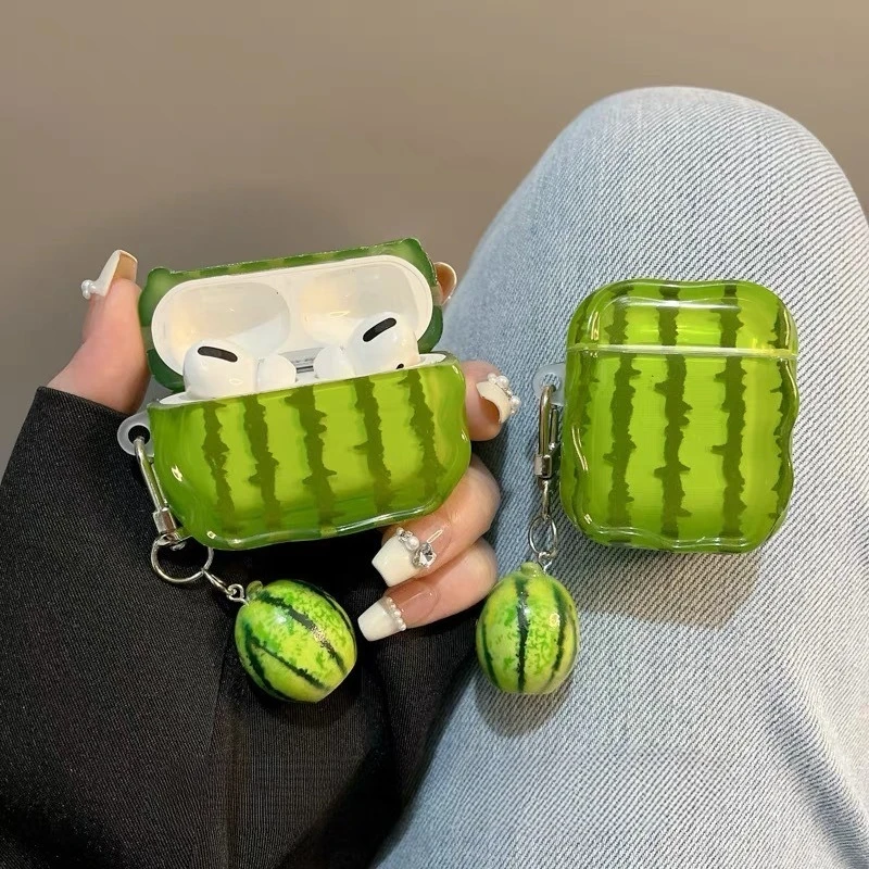 Creative 3D Watermelon Hearphone Case For Airpods 4 3 2 Pro Bluetooth Charging Box Soft Silicone Earphone Cover For Airpods Pod
Creative 3D Watermelon Hearphone Case For Airpods 4 3 2 Pro Bluetooth Charging Box Soft Silicone Earphone Cover For Airpods Pod