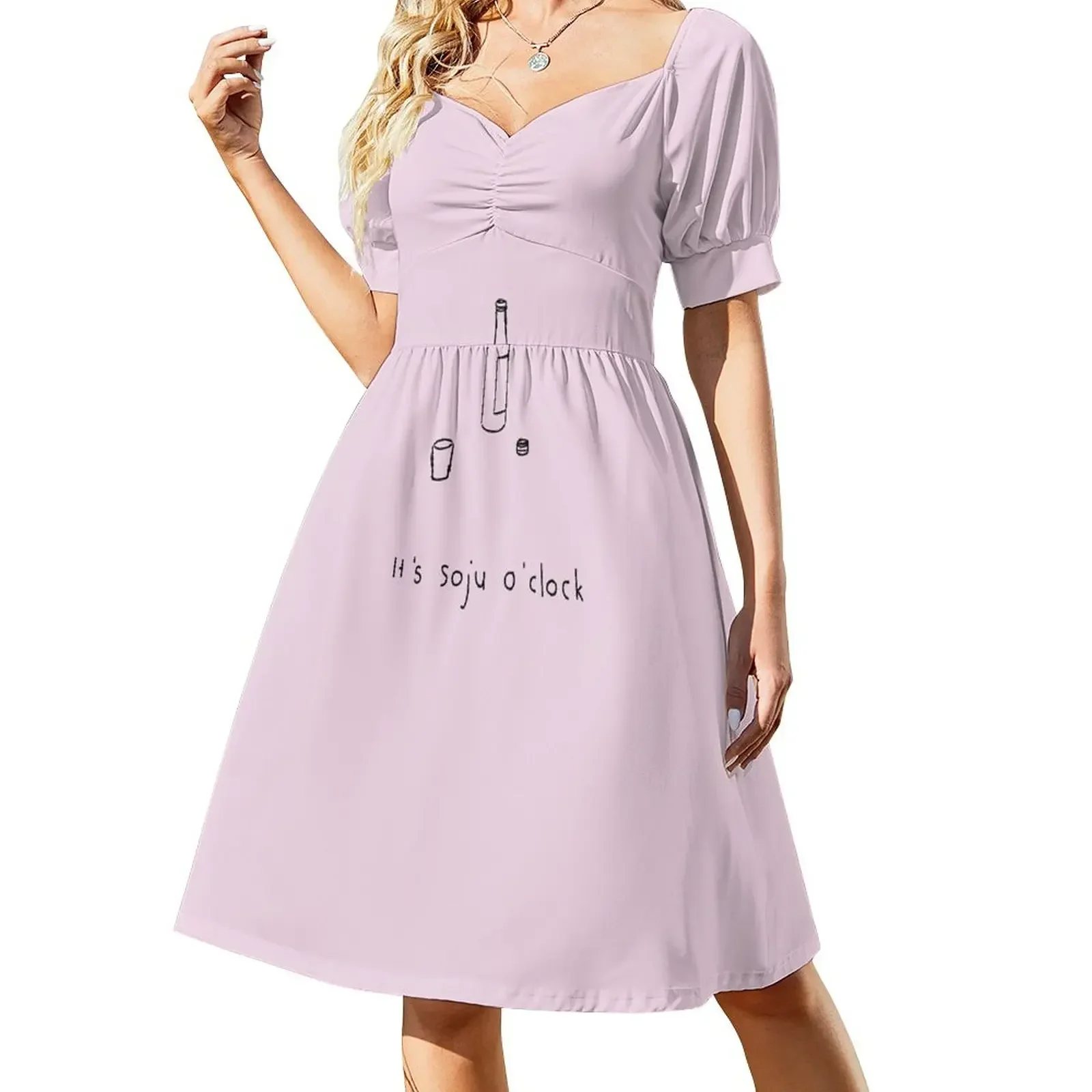 It's soju o'clock! - pink - kdrama - kpop Short-Sleeved Dress party dresses women Casual dresses Dress
It's soju o'clock! - pink - kdrama - kpop Short-Sleeved Dress party dresses women Casual dresses Dress