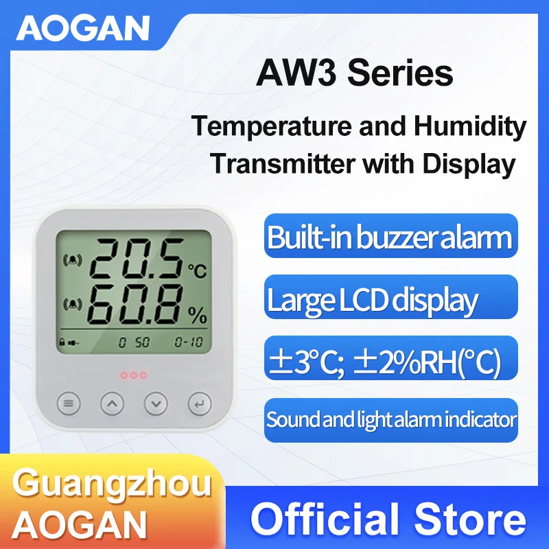 AOGAN High precision industrial specific temperature and humidity meter AW3 Series
AOGAN High precision industrial specific temperature and humidity meter AW3 Series