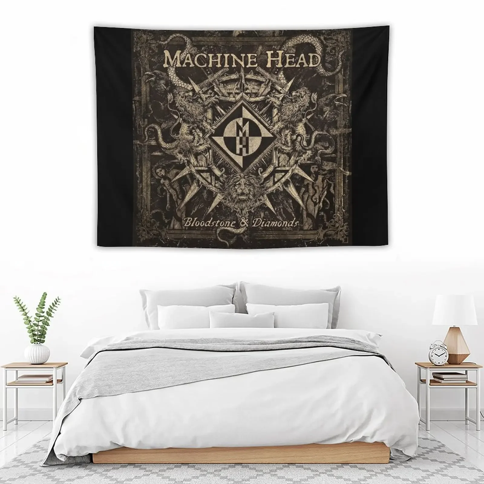 Machine Head bloodstone diamonds Tapestry Wall Decoration Tapete For The Wall Bedrooms Decor Tapestry
Machine Head bloodstone diamonds Tapestry Wall Decoration Tapete For The Wall Bedrooms Decor Tapestry