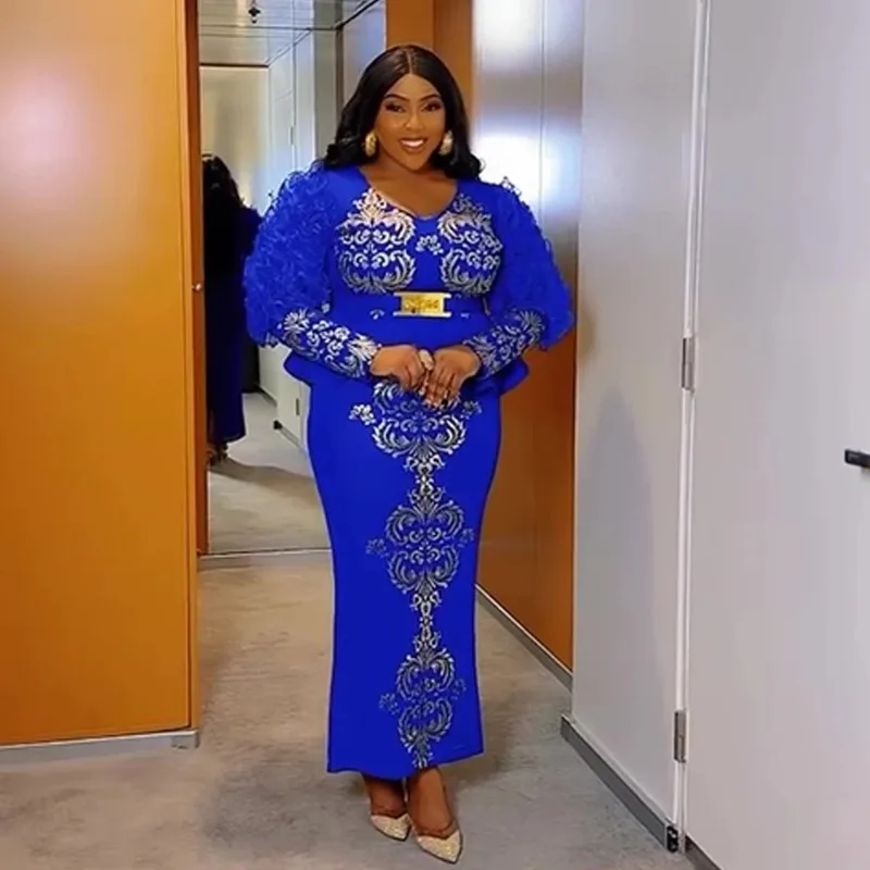 African Dresses for Women 2025 New Fashion Plus Size Sequin Evening Party Long Dress Dashiki Ankara Outfits Robe African Clothes
African Dresses for Women 2025 New Fashion Plus Size Sequin Evening Party Long Dress Dashiki Ankara Outfits Robe African Clothes