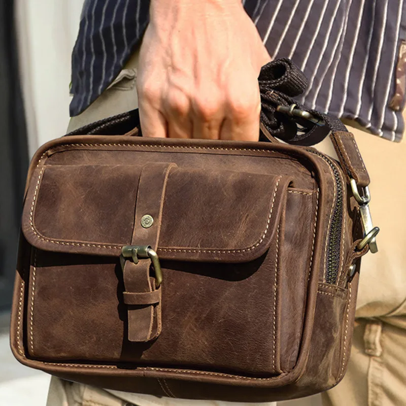 New British Style Cowhide One Shoulder Crossbody Can Fit 7.9-inch Ipad Men's Bag Genuine Leather Handbags Woman Top-handle Bags
New British Style Cowhide One Shoulder Crossbody Can Fit 7.9-inch Ipad Men's Bag Genuine Leather Handbags Woman Top-handle Bags