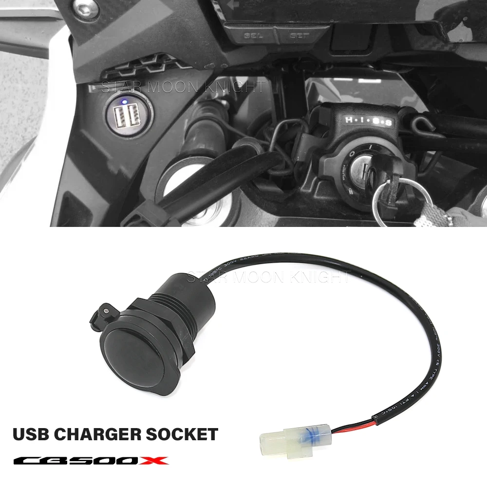 Dual Plug Relay Adapter For Honda CB500X CB 500 X 2019 Motorcycle USB Charger Socket Phone Charging Port
Dual Plug Relay Adapter For Honda CB500X CB 500 X 2019 Motorcycle USB Charger Socket Phone Charging Port