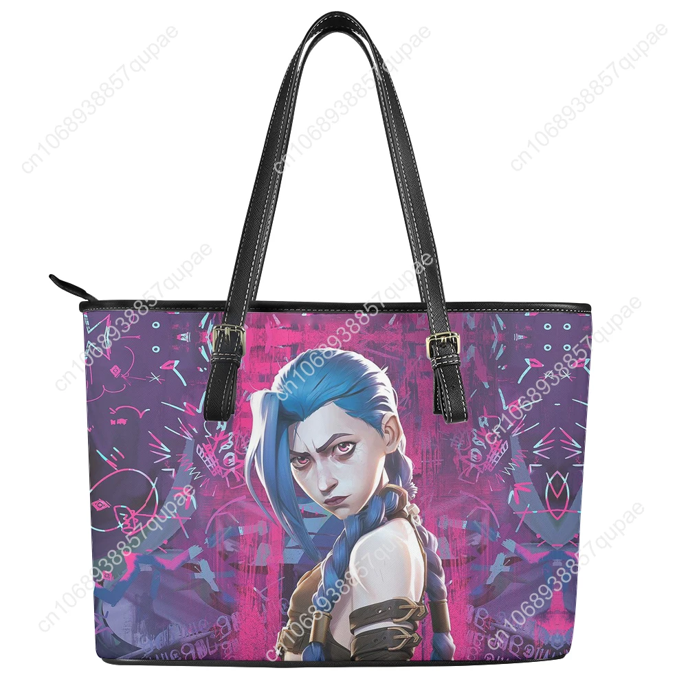 Anime Characters Arcane-Jinx Custom Handbag Women Mens Personalized Tote Bag Shoulder Bag Business Leather Purse Travel Bag Gift
Anime Characters Arcane-Jinx Custom Handbag Women Mens Personalized Tote Bag Shoulder Bag Business Leather Purse Travel Bag Gift