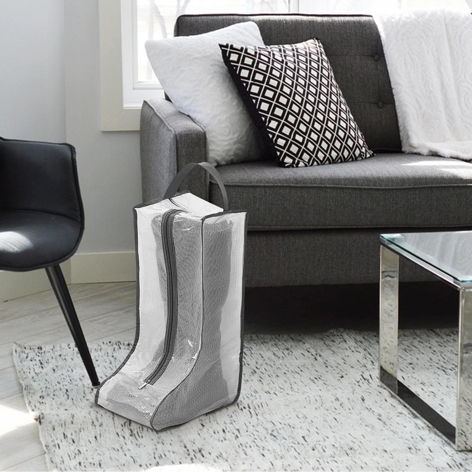 Boots Storage Bag Zipper Shoe Pouch Handle Design Travel Organizer Foldable Waterproof Shoe Keeper for Riding Snow Boots
Boots Storage Bag Zipper Shoe Pouch Handle Design Travel Organizer Foldable Waterproof Shoe Keeper for Riding Snow Boots