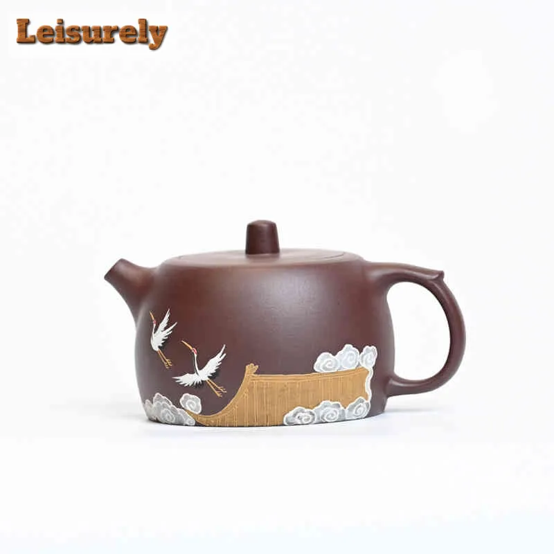 230ml Creative Yixing Purple Clay Teapots Handmade Well Fence Pot Raw Ore Purple Mud Tea Maker Kettle With Filter Zisha Tea Set
230ml Creative Yixing Purple Clay Teapots Handmade Well Fence Pot Raw Ore Purple Mud Tea Maker Kettle With Filter Zisha Tea Set