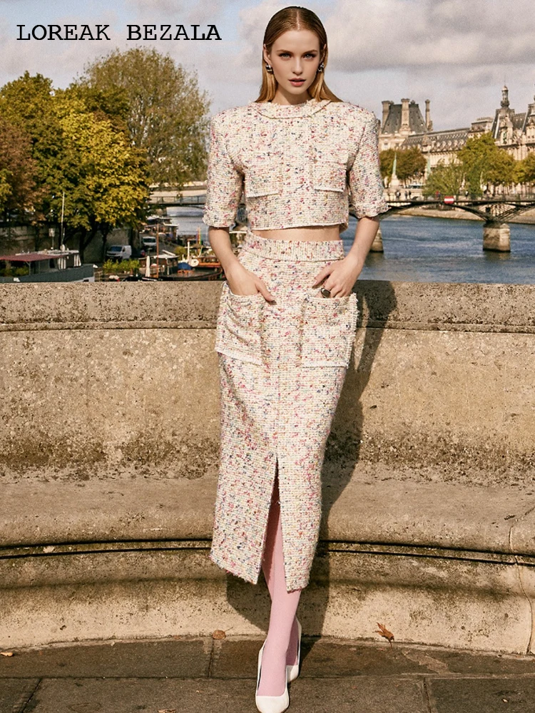 Apricot Jacket+Skirt Set Colorful Dots Women's Skirt Set Professional Spring /Autumn Business Ladies skirt 2-piece Set
Apricot Jacket+Skirt Set Colorful Dots Women's Skirt Set Professional Spring /Autumn Business Ladies skirt 2-piece Set