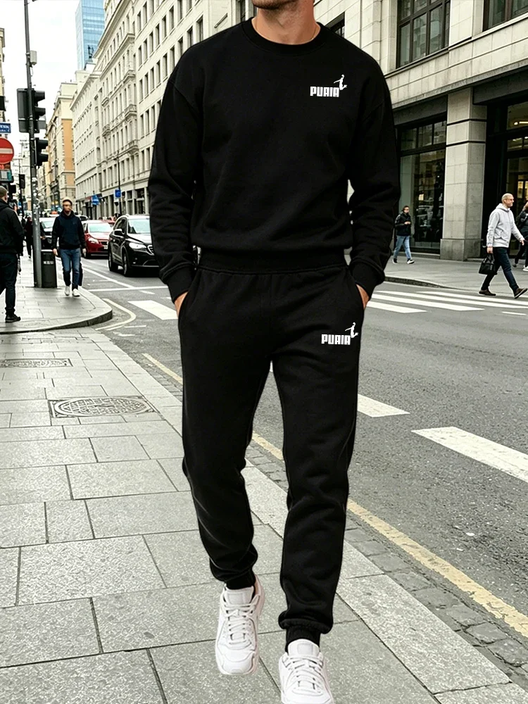 2026 Hot Sale Men's Set O-neck Hoodies and Sweatpants High Grade Long Sleeve Sportswear Autumn Daily Casual Sports Outfits S-4XL
2026 Hot Sale Men's Set O-neck Hoodies and Sweatpants High Grade Long Sleeve Sportswear Autumn Daily Casual Sports Outfits S-4XL