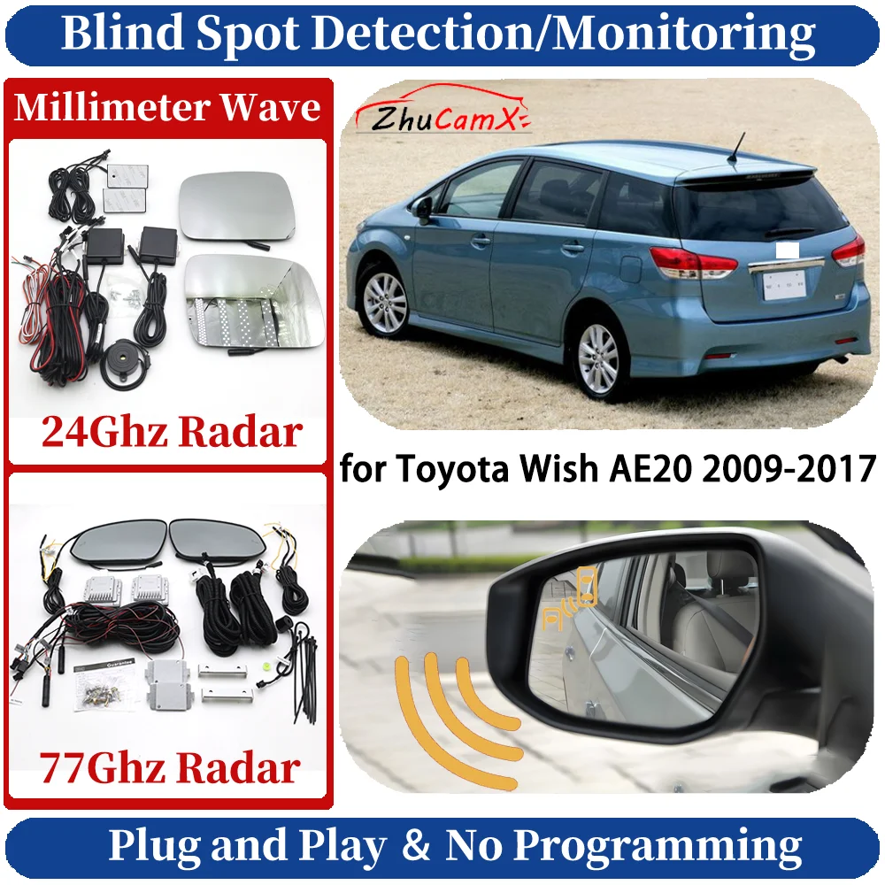Blind Spot Monitoring/Detection System for Toyota Wish AE20 2009-2017 Night Driving Side Lane Change Warning Light Safe Assist
Blind Spot Monitoring/Detection System for Toyota Wish AE20 2009-2017 Night Driving Side Lane Change Warning Light Safe Assist