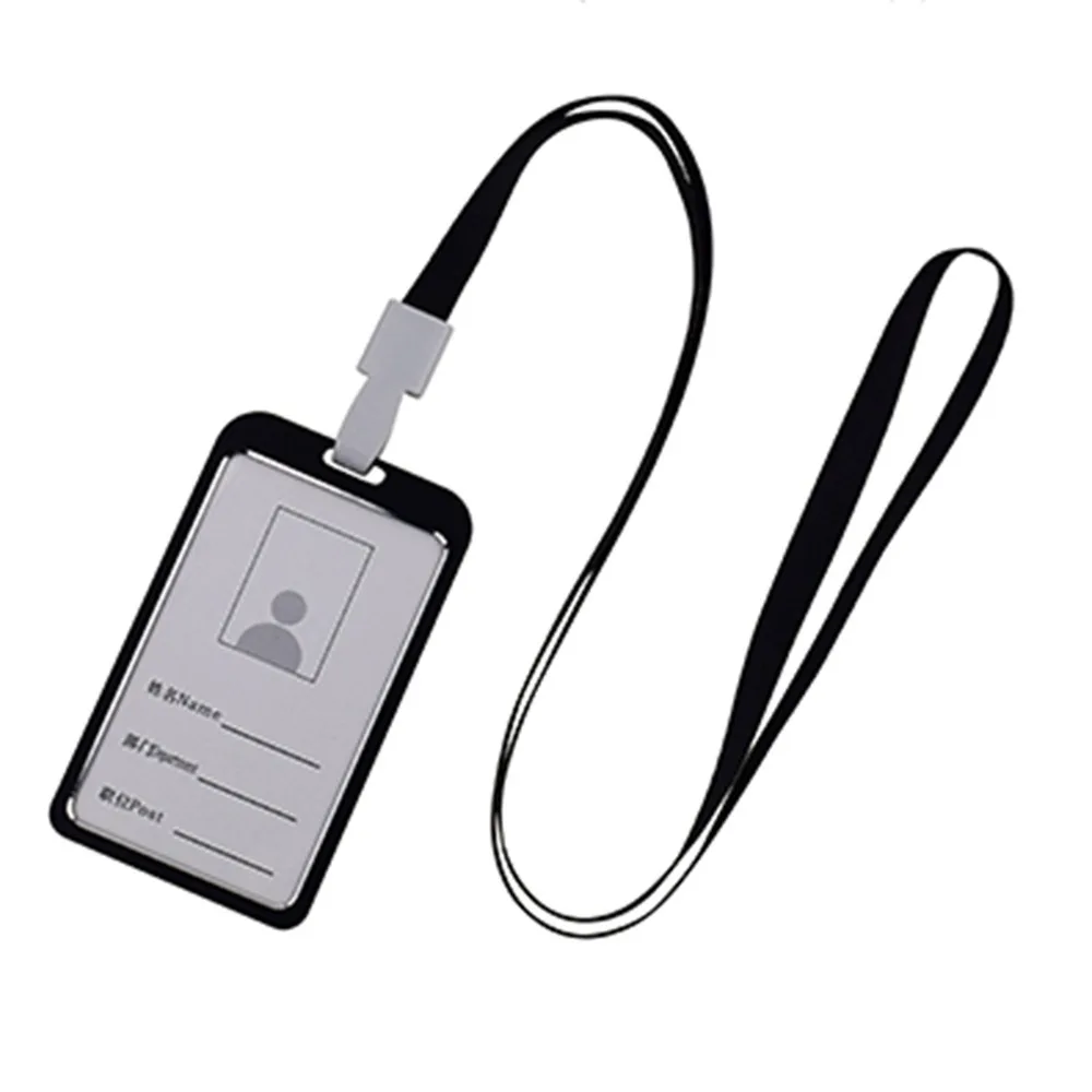Aluminum Alloy ID Card Holder Metal Lanyard-attached Work Badge Holder Rigid Slim Lanyard Card Holder Employee Use
Aluminum Alloy ID Card Holder Metal Lanyard-attached Work Badge Holder Rigid Slim Lanyard Card Holder Employee Use