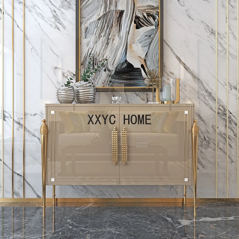 Роскошный шкаф-сервант, современный минималистичный чайный шкаф, перегородка для детской комнаты 
Роскошный шкаф-сервант, современный минималистичный чайный шкаф, перегородка для детской комнаты