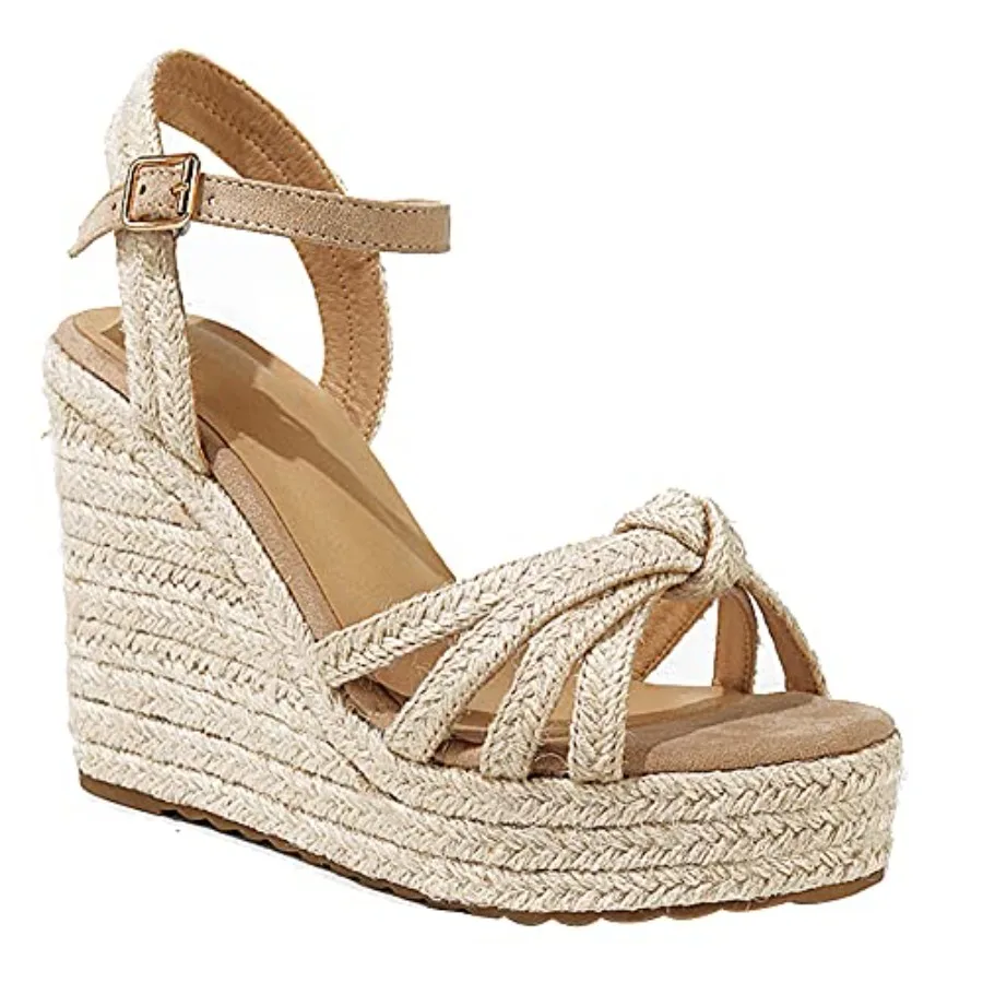 Sandals for Women 2026: Comfortable Wedge Platform Sandals Women - Braided Espadrilles for Women Ankle Strap Open Toe Wedges He
Sandals for Women 2026: Comfortable Wedge Platform Sandals Women - Braided Espadrilles for Women Ankle Strap Open Toe Wedges He