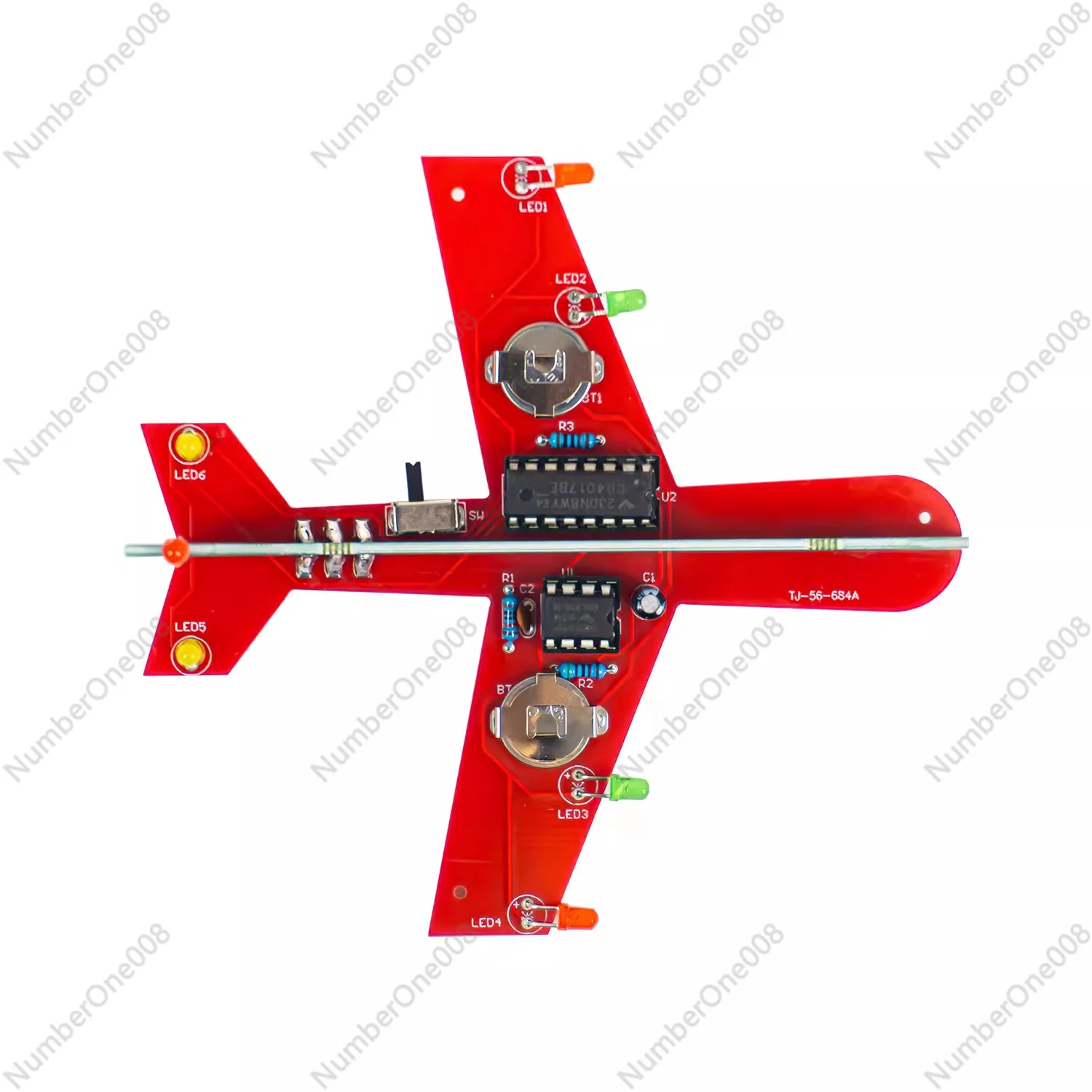 Набор для пайки TJ-56-684 DIY: плата для отработки навыков пайки, комплект электронных компонентов для обучения с эффектом бегущего света LED
Набор для пайки TJ-56-684 DIY: плата для отработки навыков пайки, комплект электронных компонентов для обучения с эффектом бегущего света LED