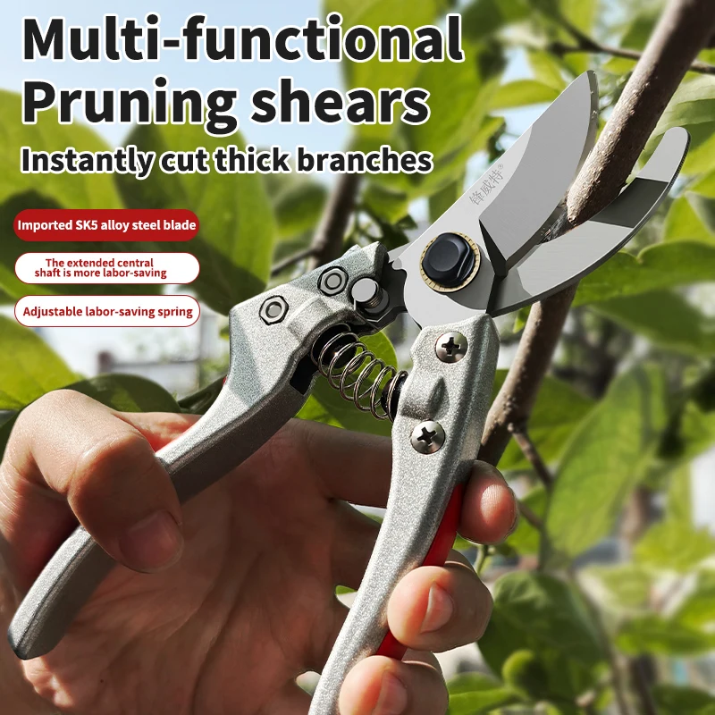 Professional Garden Pruning Shears, Multifunctional Fruit Tree Pruning & Grafting Cutter
Professional Garden Pruning Shears, Multifunctional Fruit Tree Pruning & Grafting Cutter