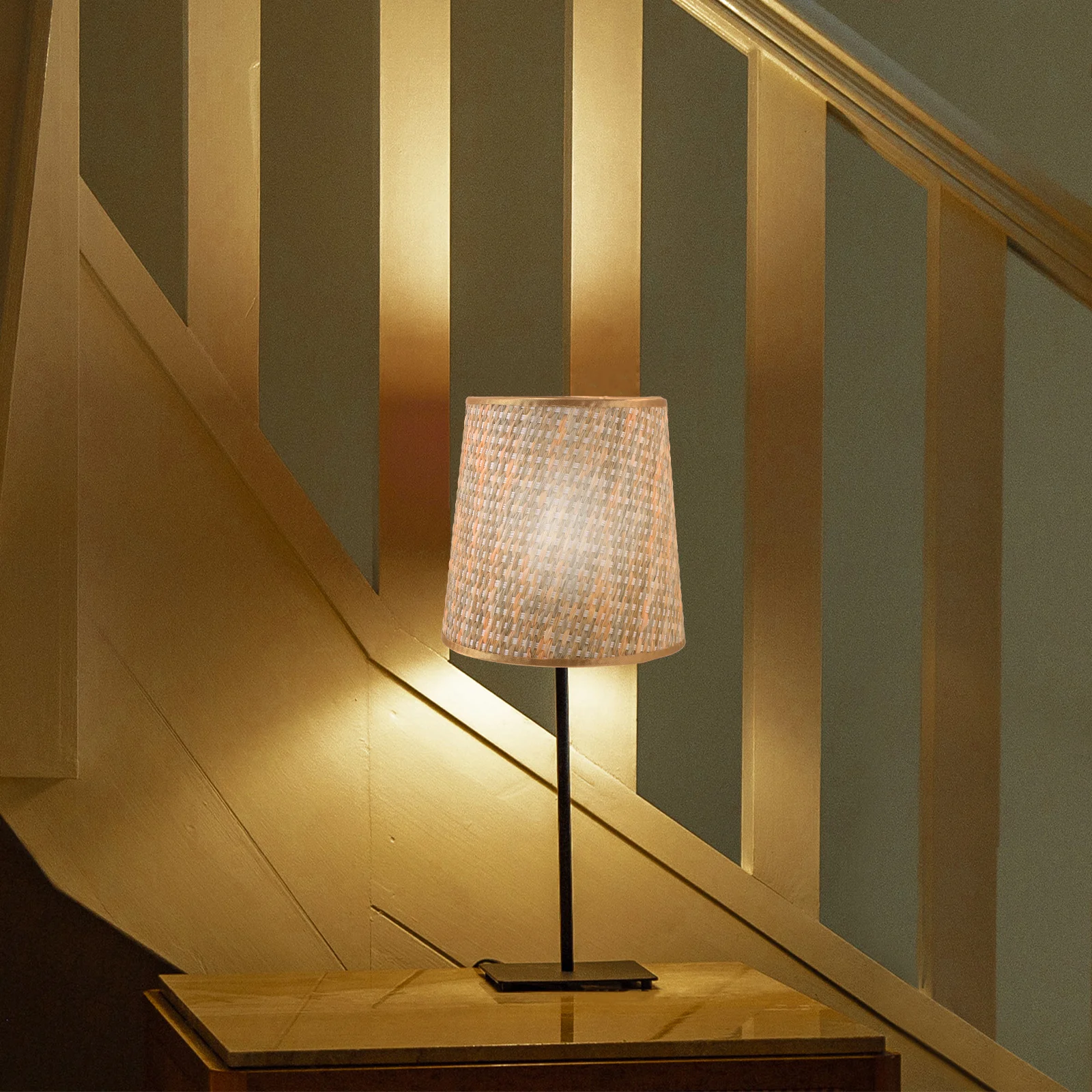Colorful Lampshade Replacement Cone Shaped Woven PVC Cover for Bedroom Table Floor Decorative Lighting
Colorful Lampshade Replacement Cone Shaped Woven PVC Cover for Bedroom Table Floor Decorative Lighting