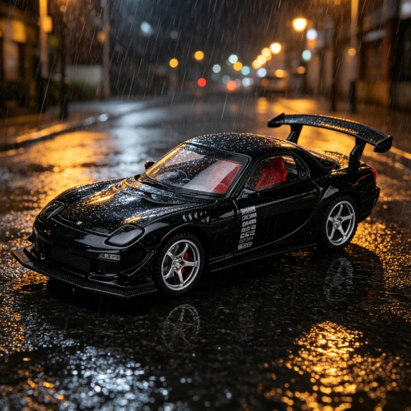 Retro Classic RX7 1:32 Diecast Car Pull Back Light Sound Compact High Texture Ornament For Hobby Collectors
Retro Classic RX7 1:32 Diecast Car Pull Back Light Sound Compact High Texture Ornament For Hobby Collectors