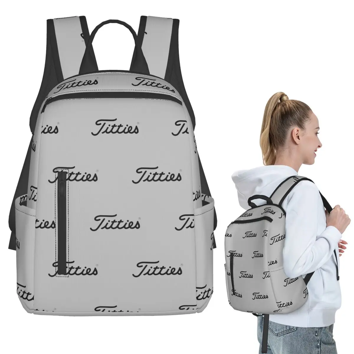 Titties Golf Ball Backpack Student BookBag Kids School Bag Laptop Shoulder Bags Boys Girls
Titties Golf Ball Backpack Student BookBag Kids School Bag Laptop Shoulder Bags Boys Girls