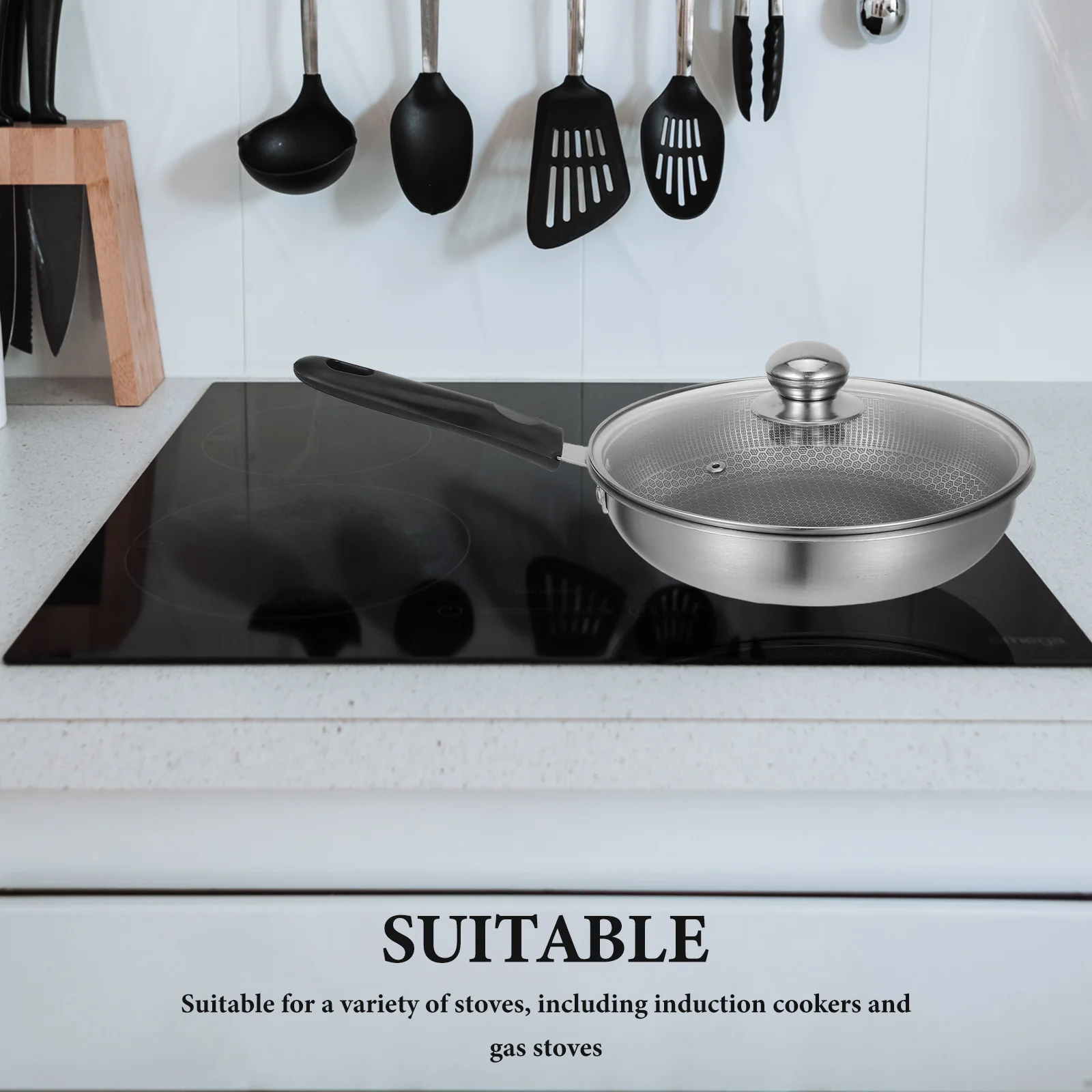 Stainless Steel Pan Nonstick Frying Grill Pancake Flat Griddle Skillet Egg Cooking Pot Durability Heat Distribution
Stainless Steel Pan Nonstick Frying Grill Pancake Flat Griddle Skillet Egg Cooking Pot Durability Heat Distribution