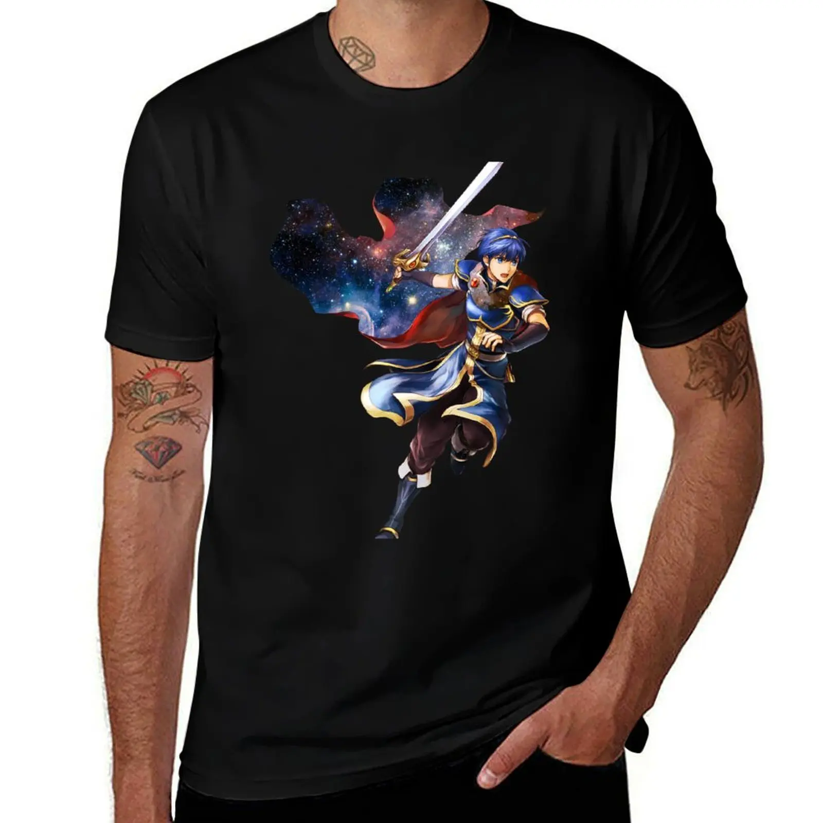 Marth (Fire Emblem) -- Space Aesthetic T-Shirt man t shirt cotton t shirt men 100% cotton luxury brand T-Shirt
Marth (Fire Emblem) -- Space Aesthetic T-Shirt man t shirt cotton t shirt men 100% cotton luxury brand T-Shirt