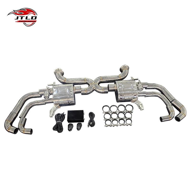 304SS Valved Exhaust for Audi R8 V8/V10 - High Performance Catback System (Direct Fit) 2008-2015
304SS Valved Exhaust for Audi R8 V8/V10 - High Performance Catback System (Direct Fit) 2008-2015