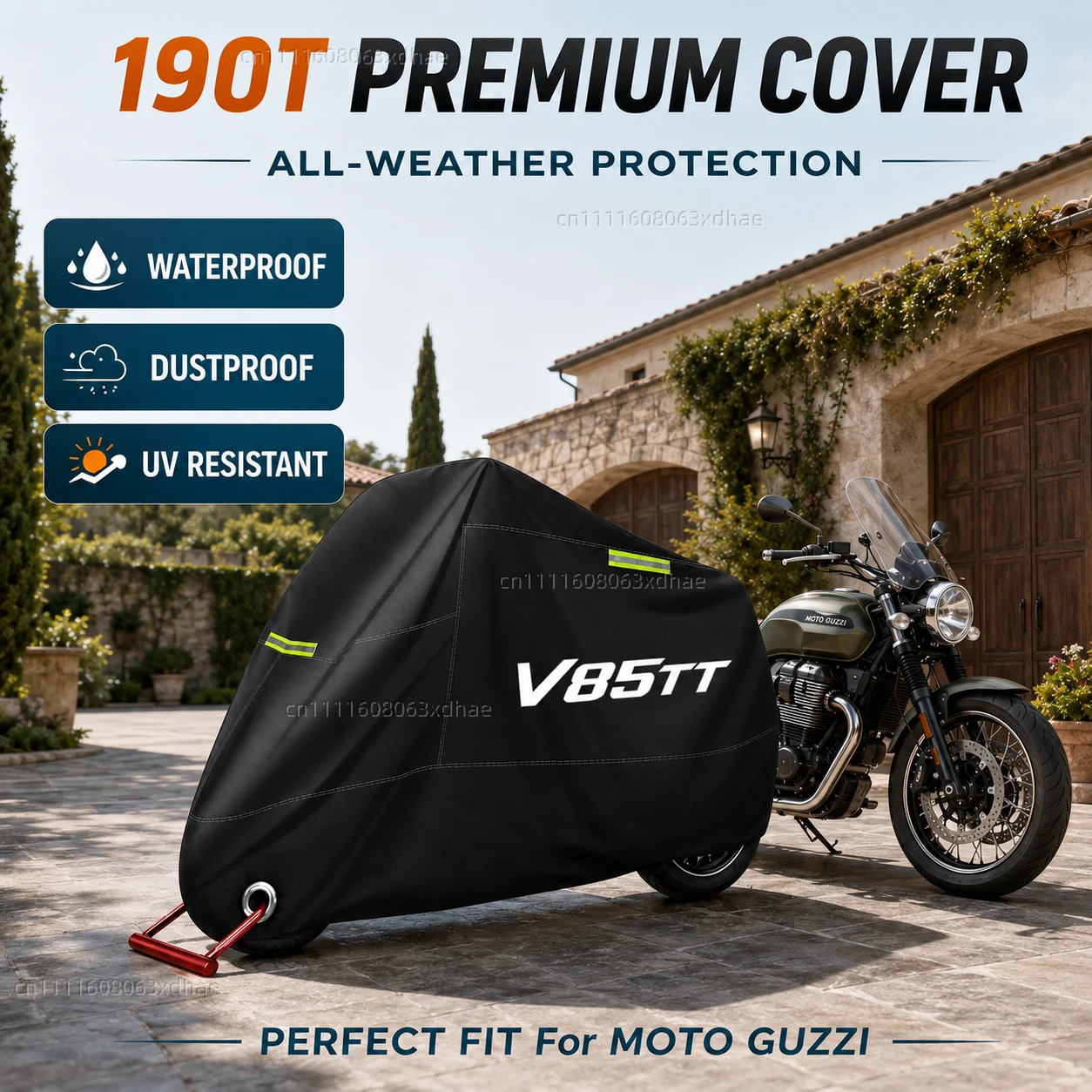 Motorcycle Cover All Season Waterproof Dust Rain UV Protection 190T Oxford Cloth For For MOTO GUZZI V85TT V 85 TT V85 TT
Motorcycle Cover All Season Waterproof Dust Rain UV Protection 190T Oxford Cloth For For MOTO GUZZI V85TT V 85 TT V85 TT