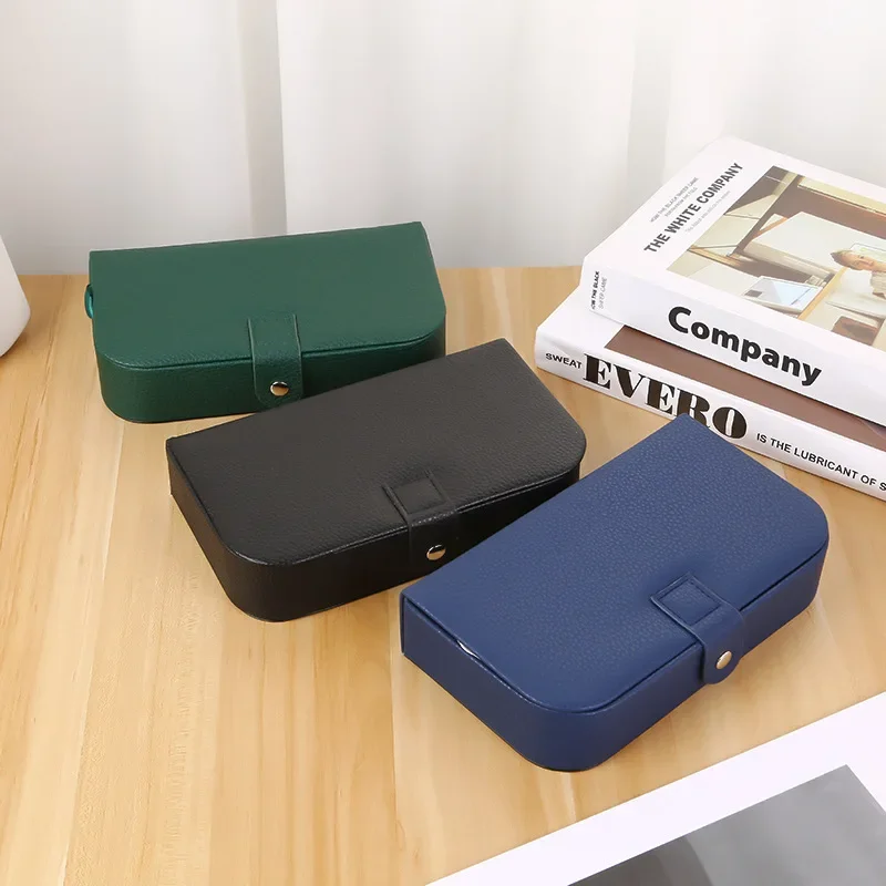 Green Jewelry Box Portable Ring Organizer Box Travel Jewelry Case Leather Earrings Necklace Ring Display Jewelry Storage Box
Green Jewelry Box Portable Ring Organizer Box Travel Jewelry Case Leather Earrings Necklace Ring Display Jewelry Storage Box