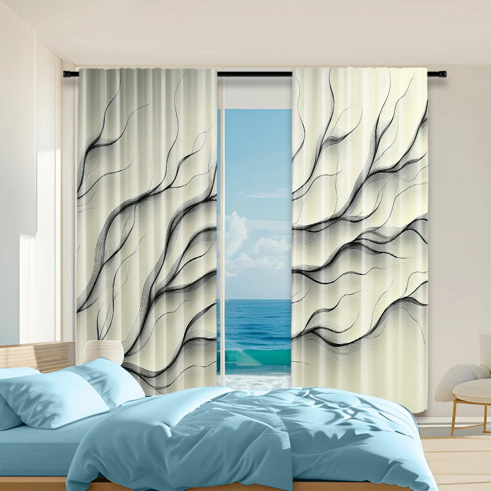 2 pcs, versatile polyester transparent curtains for home decoration Dancing Branches for use in bedrooms and living rooms
2 pcs, versatile polyester transparent curtains for home decoration Dancing Branches for use in bedrooms and living rooms