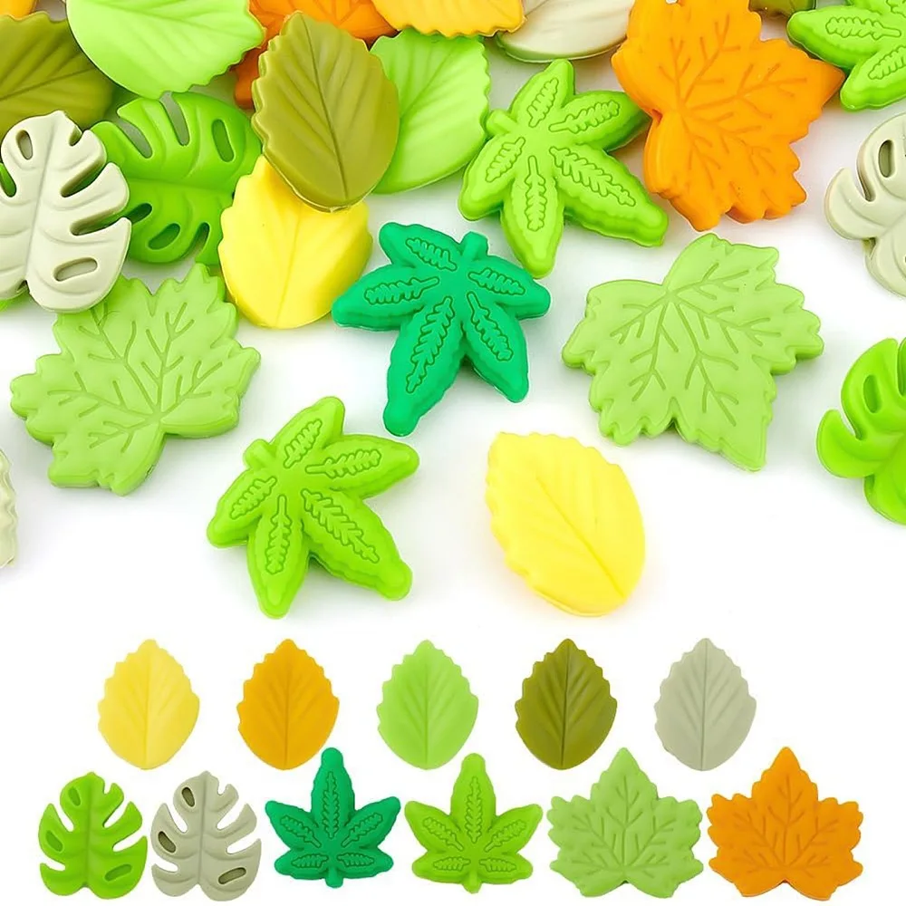 33Pcs 11 Styles Leaf Focal Beads Mixed Color 23~28x19~30.5x6.5~9.5mm Hole: 2~3mm 3pcs/style
33Pcs 11 Styles Leaf Focal Beads Mixed Color 23~28x19~30.5x6.5~9.5mm Hole: 2~3mm 3pcs/style