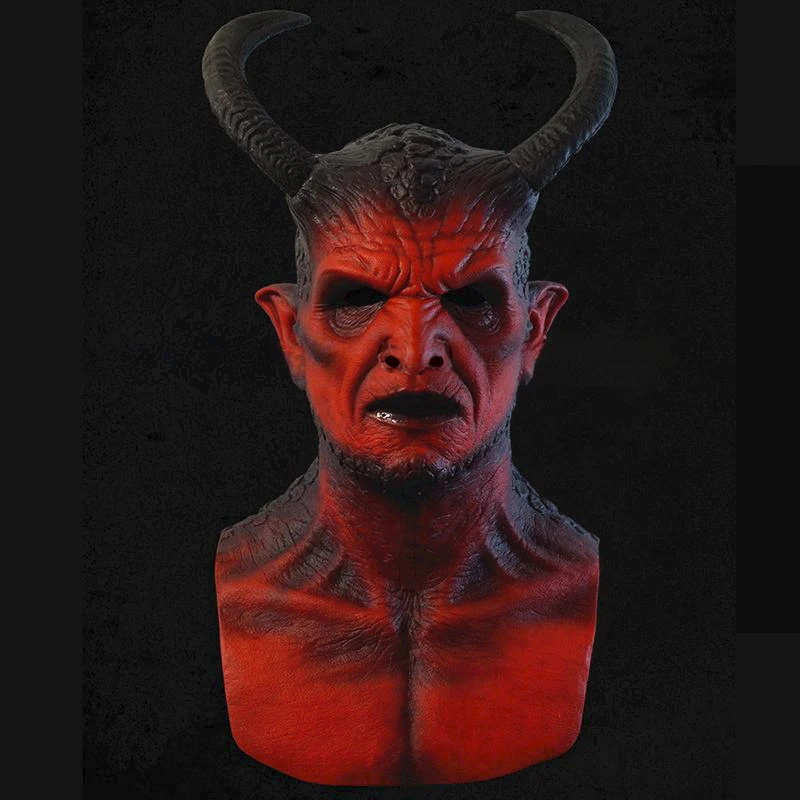 The Devil Full Head Latex Mask Head Cover Halloween Party Masquerade Costume Prop Demon Cosplay Accessories
The Devil Full Head Latex Mask Head Cover Halloween Party Masquerade Costume Prop Demon Cosplay Accessories