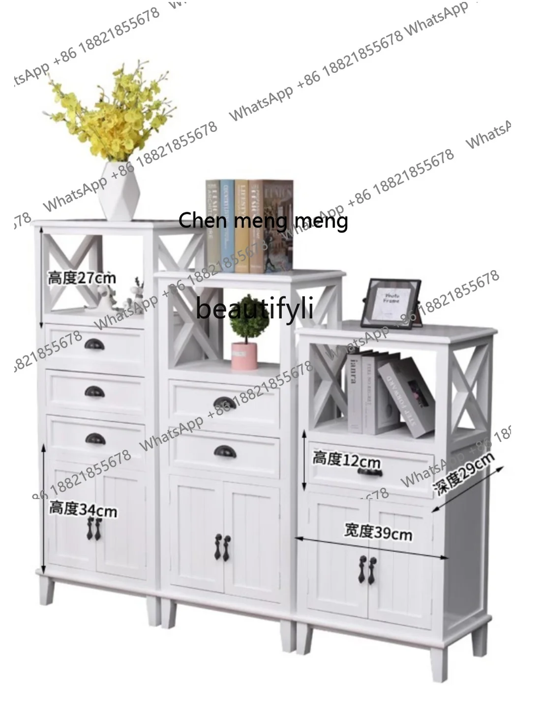 American Idyllic Solid Wood Storage Bookshelf Simple Storage Side Cabinet Storage Chest of Drawers
American Idyllic Solid Wood Storage Bookshelf Simple Storage Side Cabinet Storage Chest of Drawers