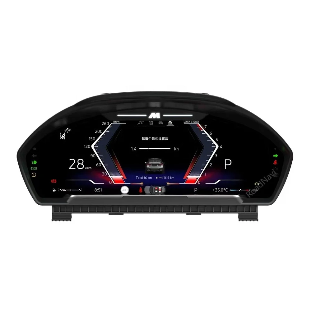12.3'' RoadNavi Car Instrument Cluster For 3 Series 4 Series F30 F31 GT-F34 F32 F33 F36 2013-2020 Auto Speedometer
12.3'' RoadNavi Car Instrument Cluster For 3 Series 4 Series F30 F31 GT-F34 F32 F33 F36 2013-2020 Auto Speedometer