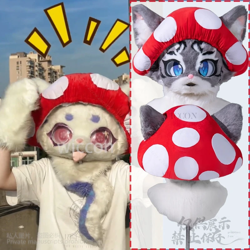Пушистый костюм для косплея с животными Kawaii, головной убор, костюм Cutecore, милая шляпа с красными грибами, сказочный стиль, аниме, кошка, собака, индивидуальный заказ
Пушистый костюм для косплея с животными Kawaii, головной убор, костюм Cutecore, милая шляпа с красными грибами, сказочный стиль, аниме, кошка, собака, индивидуальный заказ
