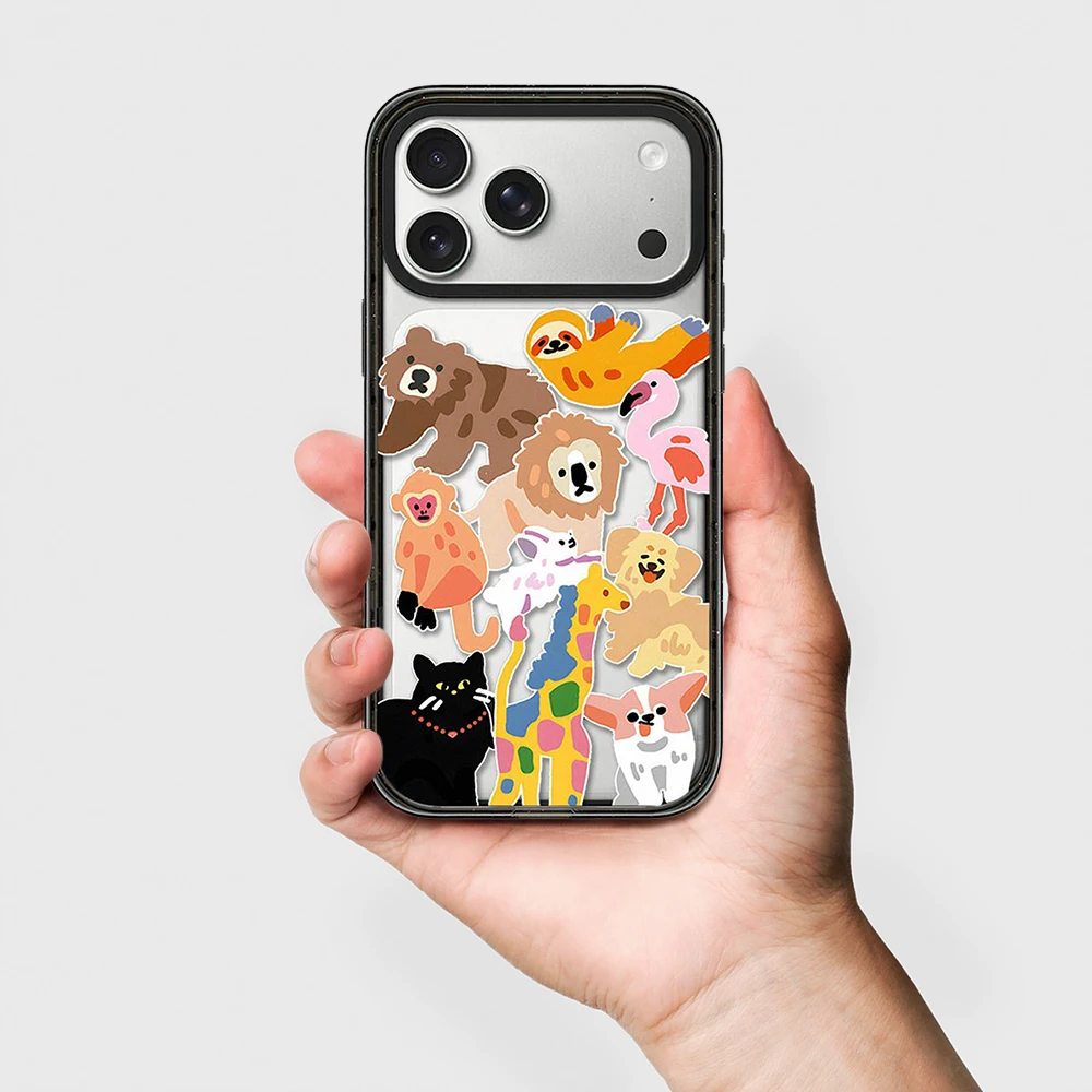 Cute Full Screen Animals Black Border Magnetic Impact Phone Cover for IPhone 12 13 14 15 16 17 Pro Max Case for IPhone 17 Air
Cute Full Screen Animals Black Border Magnetic Impact Phone Cover for IPhone 12 13 14 15 16 17 Pro Max Case for IPhone 17 Air