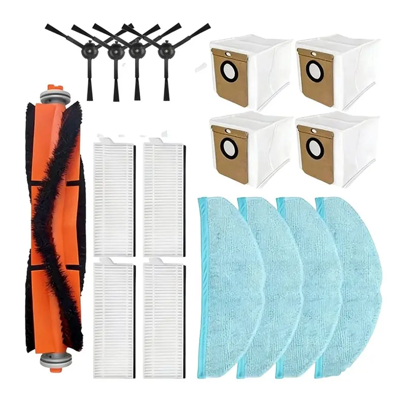 Запасные части EMECE для Conga 8090 Ultra / 9090 AI, Everybot Q: основная и боковые щетки, HEPA-фильтр, салфетка для влажной уборки, мешок для сбора пыли.
Запасные части EMECE для Conga 8090 Ultra / 9090 AI, Everybot Q: основная и боковые щетки, HEPA-фильтр, салфетка для влажной уборки, мешок для сбора пыли.