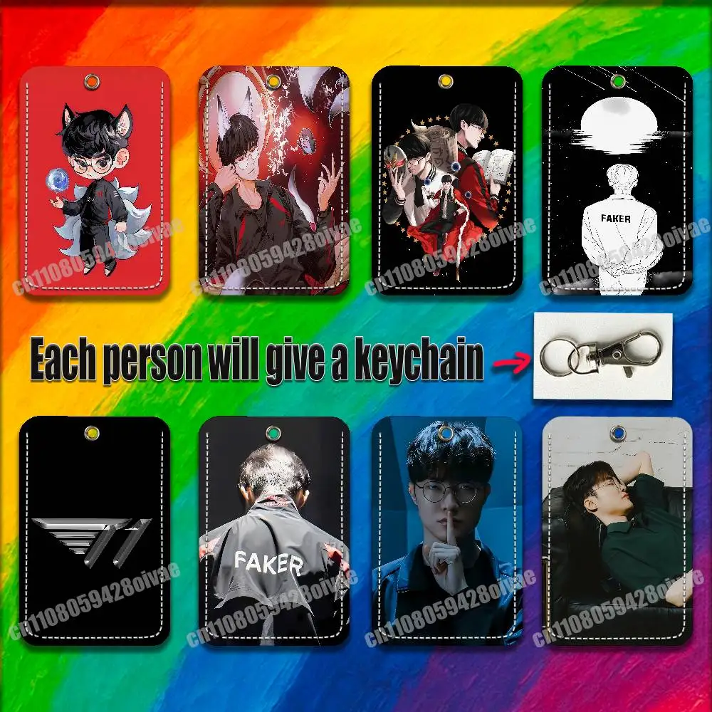 T-T1 F-Faker For ID Clips Credit Bank Bag Bus Meal Card Holder Cover Pocket Decoration Keychain
T-T1 F-Faker For ID Clips Credit Bank Bag Bus Meal Card Holder Cover Pocket Decoration Keychain