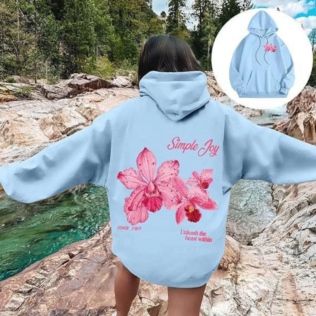 2025 Women's Casual Fashion Beach Hoodie Autumn/Winter Long Sleeve Printed Oversized Sportswear Street Drawstring Hoodie Coat
2025 Women's Casual Fashion Beach Hoodie Autumn/Winter Long Sleeve Printed Oversized Sportswear Street Drawstring Hoodie Coat