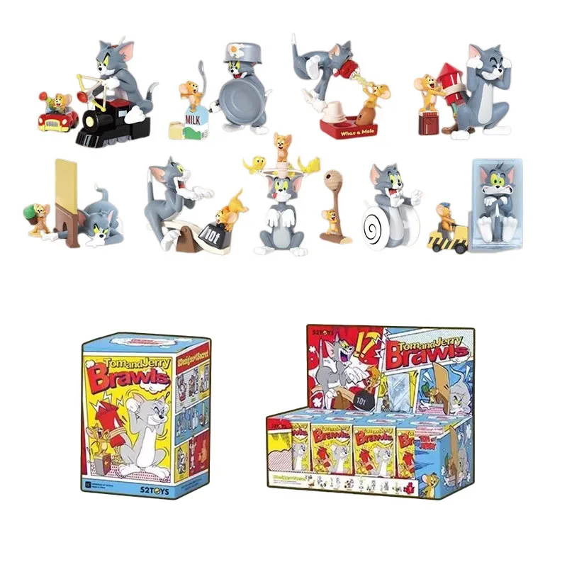 Оригинальная боевая слепая коробка Tom and Jerry Cat and Mouse, фигурка аниме-игрушки Kawaii Tom and Jerry, слепая коробка, игрушка, подарки на день рождения для детей
Оригинальная боевая слепая коробка Tom and Jerry Cat and Mouse, фигурка аниме-игрушки Kawaii Tom and Jerry, слепая коробка, игрушка, подарки на день рождения для детей