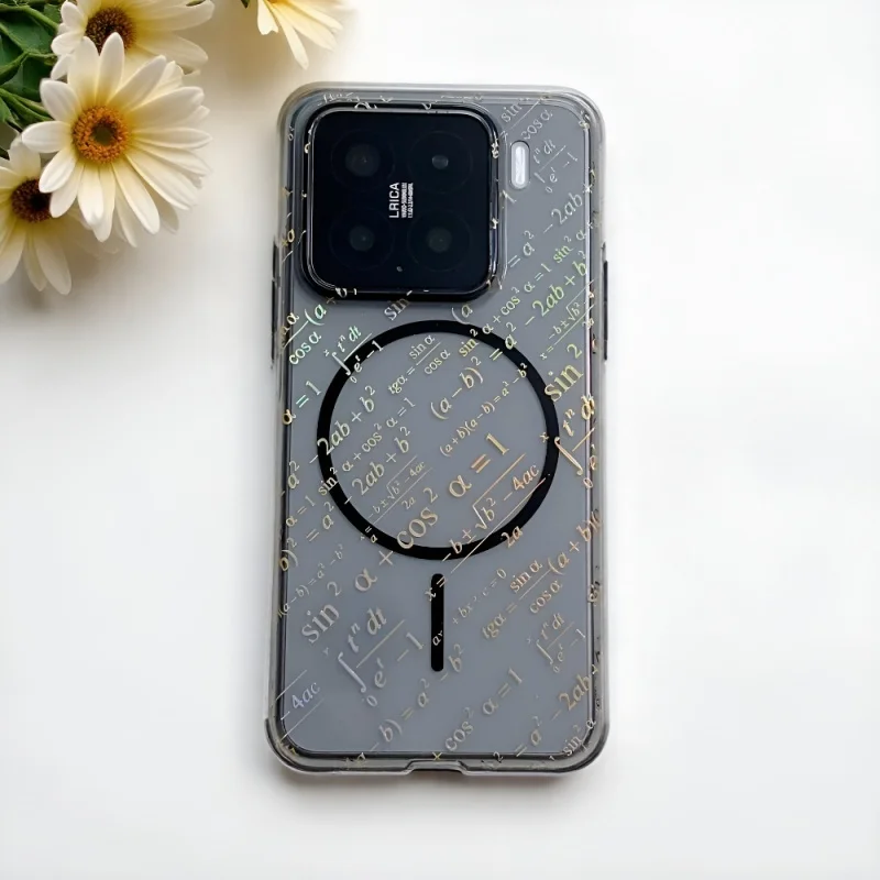 New hot stamping transparent magnetic phone case compatible with Xiaomi15ultra 14proFull Coverage Anti-Drop Protective Case
New hot stamping transparent magnetic phone case compatible with Xiaomi15ultra 14proFull Coverage Anti-Drop Protective Case
