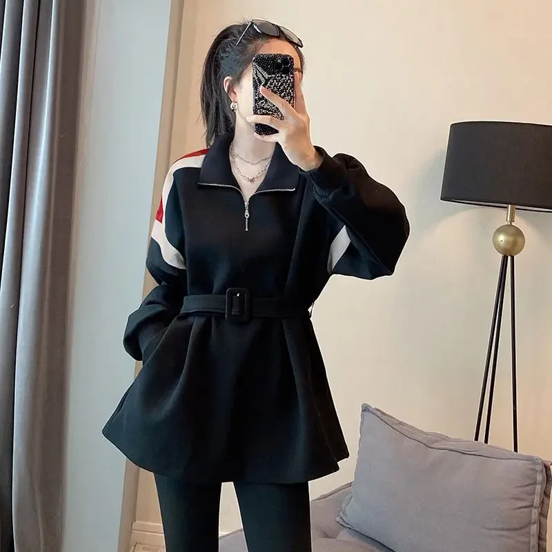 Sweatshirts for Women Full Zip Up Slim with Zipper Designer Casual Emo Female Clothes Grey Pullovers Button Black Tops
Sweatshirts for Women Full Zip Up Slim with Zipper Designer Casual Emo Female Clothes Grey Pullovers Button Black Tops