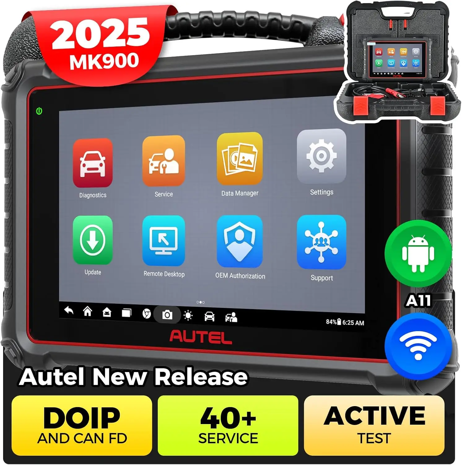 Scanner MaxiCOM MK900: 2025 Same as MK900BT MK900-BT MX900 Bidirectional Diagnostic Tool,
Scanner MaxiCOM MK900: 2025 Same as MK900BT MK900-BT MX900 Bidirectional Diagnostic Tool,